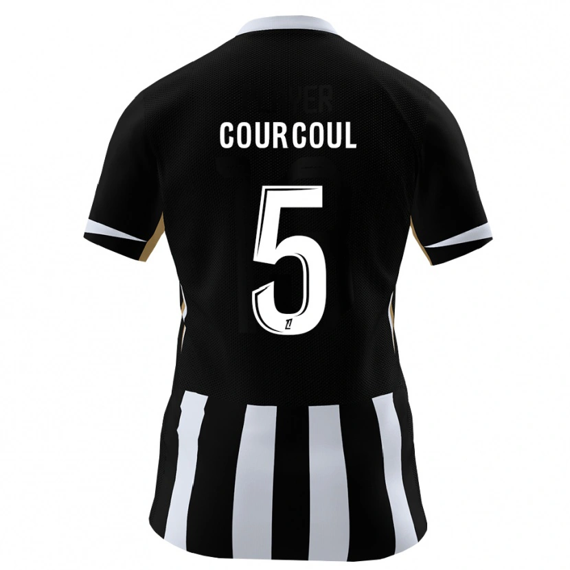 Danxen Heren Marius Courcoul #5 Zwart Blauw Thuisshirt Thuistenue 2026/27 T-Shirt België