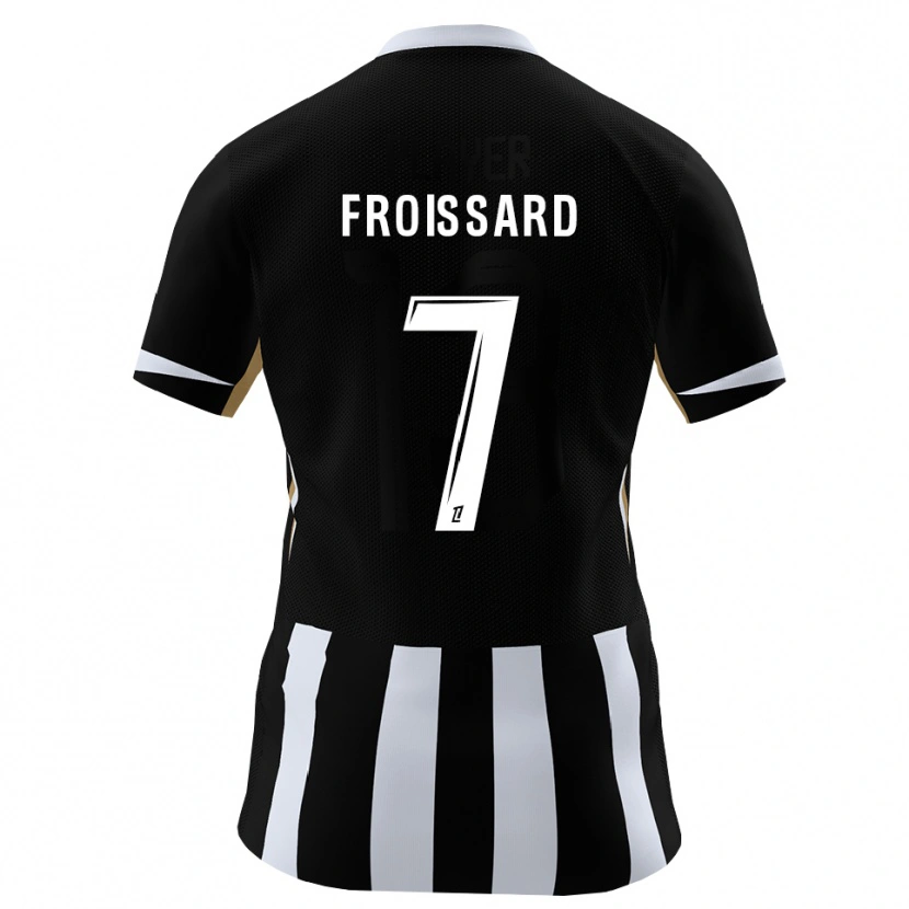Danxen Heren Kévine Froissard #7 Zwart Blauw Thuisshirt Thuistenue 2026/27 T-Shirt België