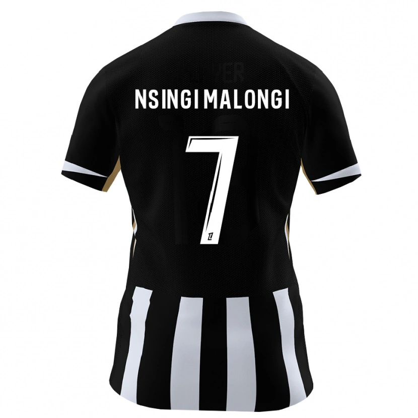 Danxen Heren Rodrigue Nsingi Malongi #7 Zwart Blauw Thuisshirt Thuistenue 2026/27 T-Shirt België