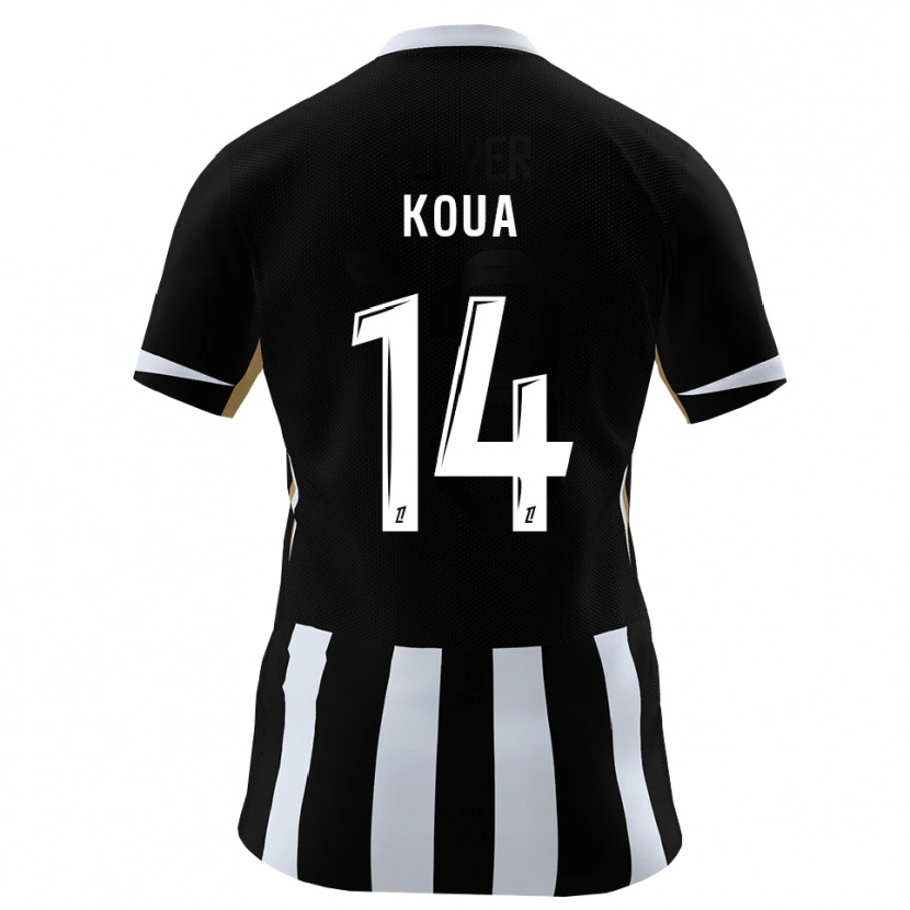 Danxen Heren Moran Koua #14 Zwart Blauw Thuisshirt Thuistenue 2026/27 T-Shirt België