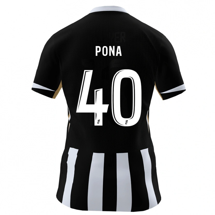 Danxen Heren Oumar Pona #40 Zwart Blauw Thuisshirt Thuistenue 2026/27 T-Shirt België