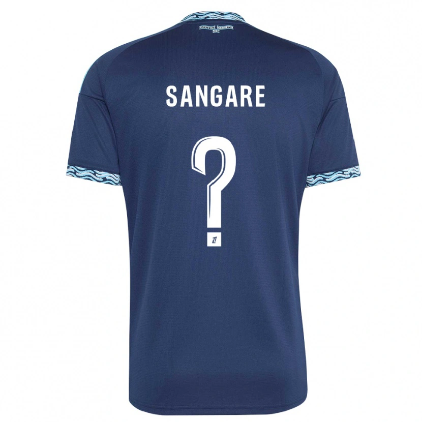 Danxen Heren Hawa Sangare #0 Staalblauw Wit Thuisshirt Thuistenue 2026/27 T-Shirt België