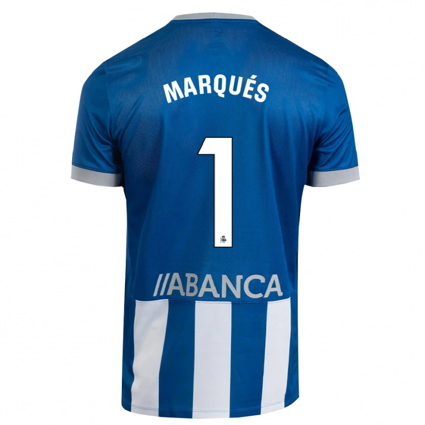Danxen Heren Álex Marqués #1 Blauw Grijs Wit Thuisshirt Thuistenue 2026/27 T-Shirt België
