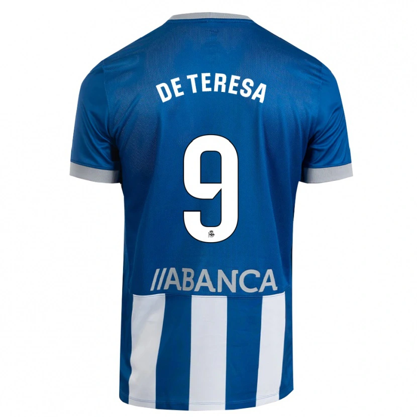 Danxen Heren Ana Lucía De Teresa #9 Blauw Grijs Wit Thuisshirt Thuistenue 2026/27 T-Shirt België