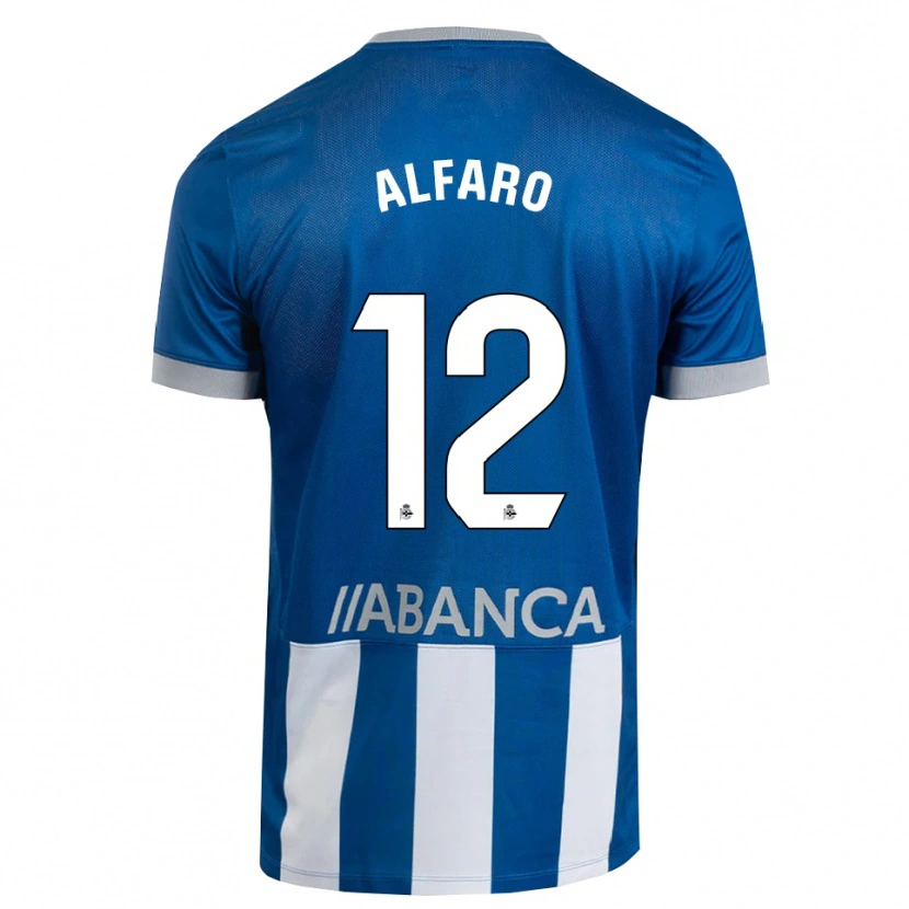 Danxen Heren Alejandro Alfaro #12 Blauw Grijs Wit Thuisshirt Thuistenue 2026/27 T-Shirt België