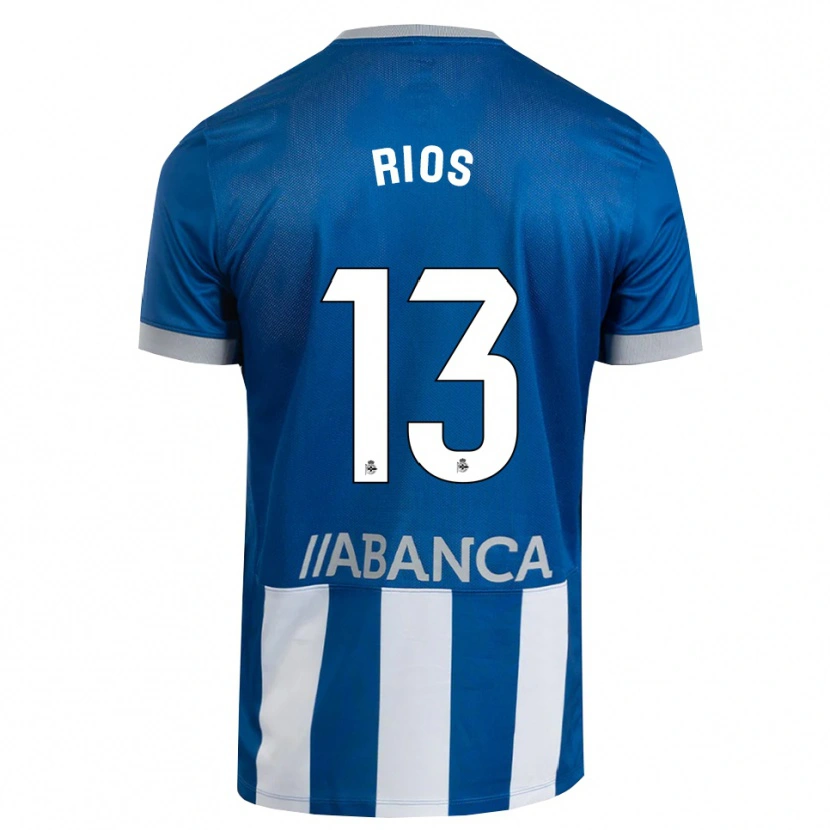Danxen Heren Hugo Rios #13 Blauw Grijs Wit Thuisshirt Thuistenue 2026/27 T-Shirt België