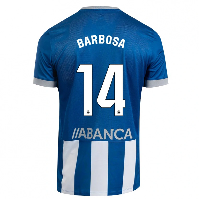 Danxen Heren Justino Barbosa #14 Blauw Grijs Wit Thuisshirt Thuistenue 2026/27 T-Shirt België