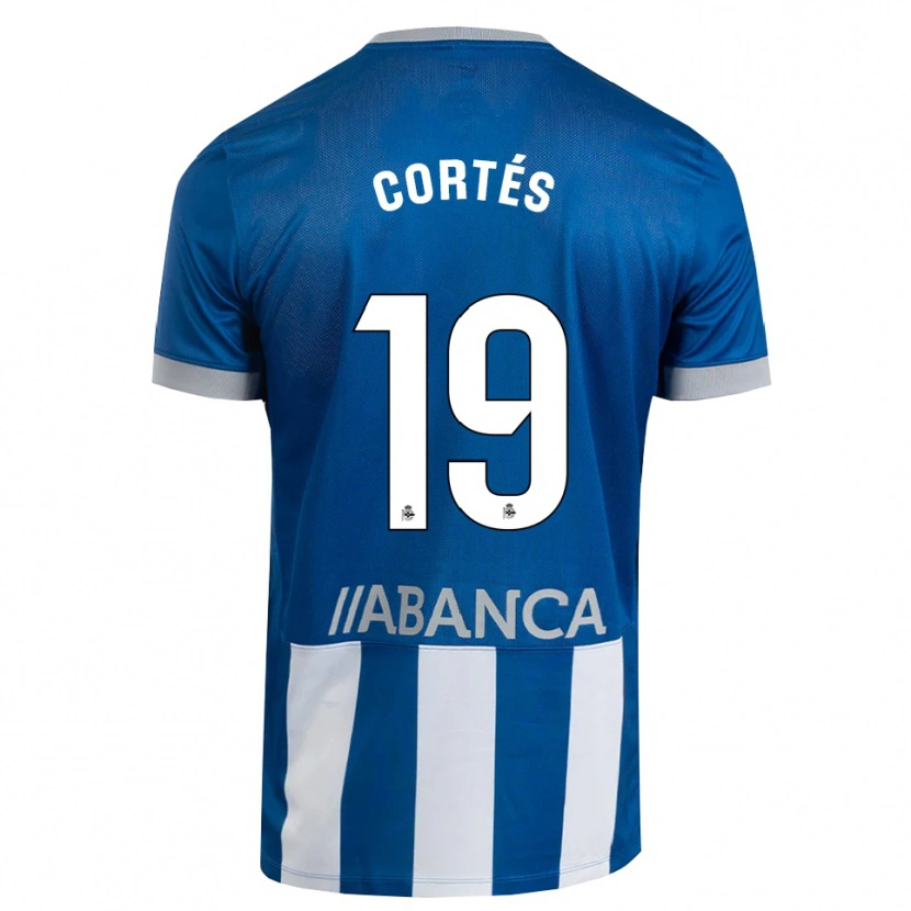 Danxen Heren Pablo Cortés #19 Blauw Grijs Wit Thuisshirt Thuistenue 2026/27 T-Shirt België