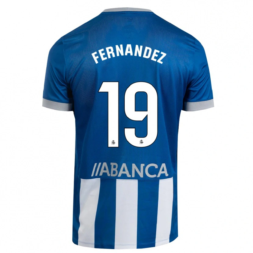Danxen Heren Quique Fernández #19 Blauw Grijs Wit Thuisshirt Thuistenue 2026/27 T-Shirt België