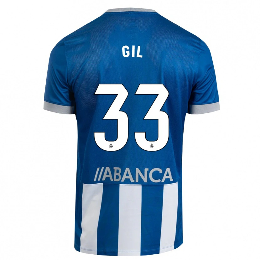 Danxen Heren Iker Gil #33 Blauw Grijs Wit Thuisshirt Thuistenue 2026/27 T-Shirt België