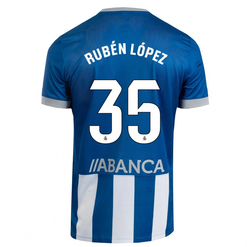 Danxen Heren Rubén López #35 Blauw Grijs Wit Thuisshirt Thuistenue 2026/27 T-Shirt België
