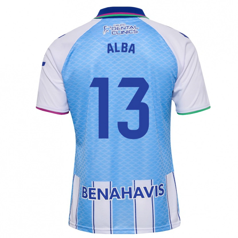Danxen Heren Alba #13 Diep Hemelsblauw Wit Thuisshirt Thuistenue 2026/27 T-Shirt België