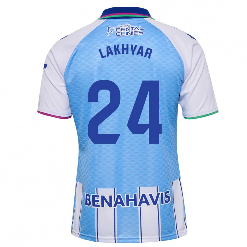 Danxen Heren Houssam Lakhyar #24 Diep Hemelsblauw Wit Thuisshirt Thuistenue 2026/27 T-Shirt België
