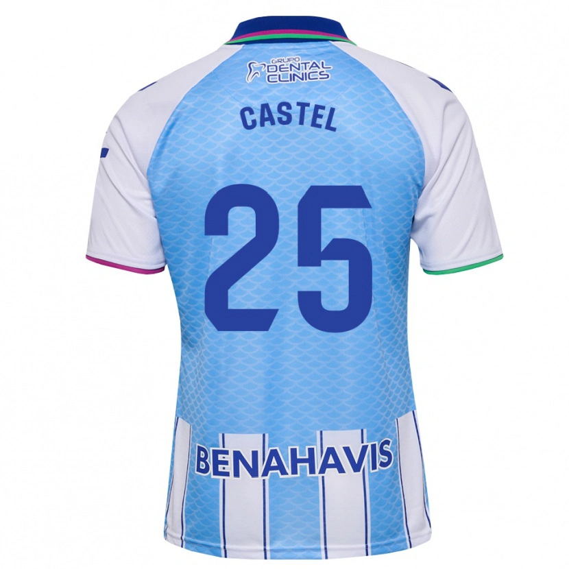 Danxen Heren Sergio Castel #25 Diep Hemelsblauw Wit Thuisshirt Thuistenue 2026/27 T-Shirt België