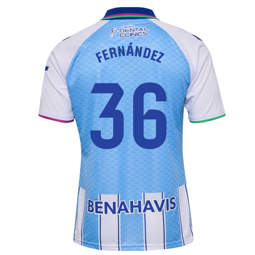 Danxen Heren Basti Fernández #36 Diep Hemelsblauw Wit Thuisshirt Thuistenue 2026/27 T-Shirt België