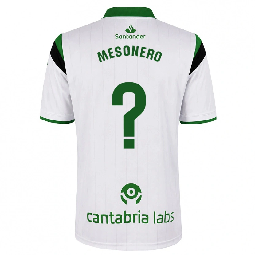 Danxen Heren Germán Mesonero #0 Wit Groen Zwart Thuisshirt Thuistenue 2026/27 T-Shirt België