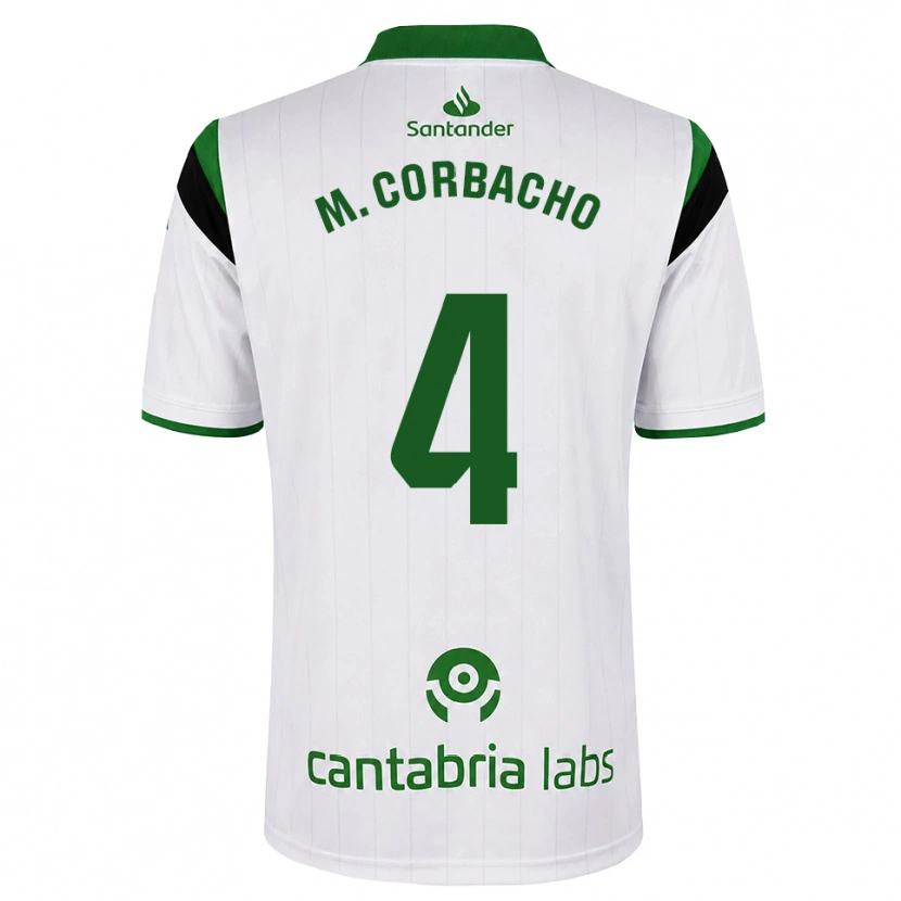 Danxen Heren María Corbacho Carrero #4 Wit Groen Zwart Thuisshirt Thuistenue 2026/27 T-Shirt België
