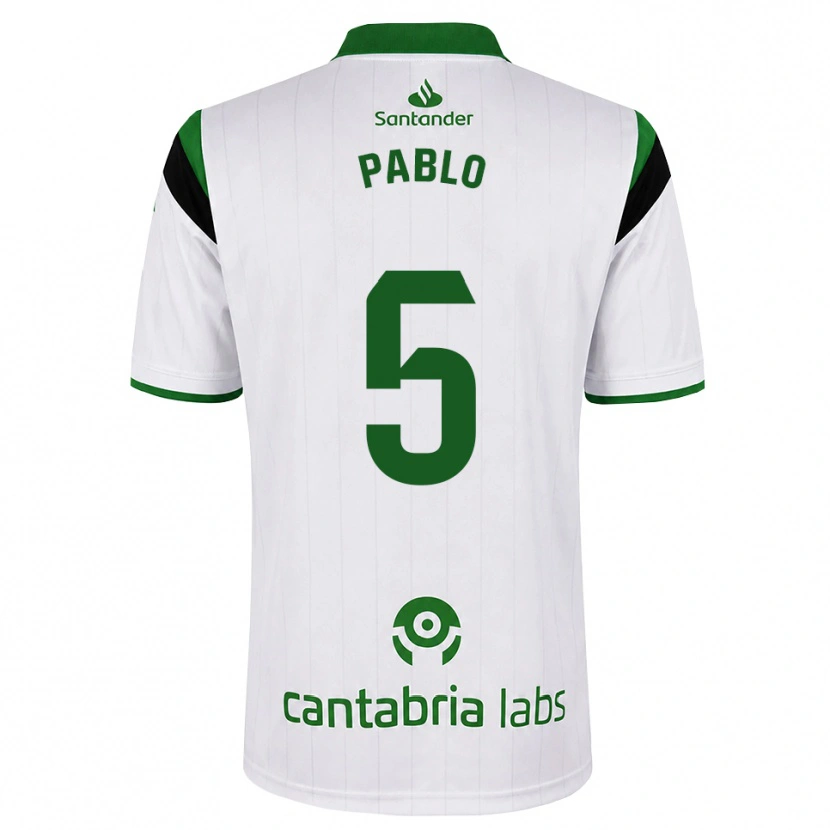 Danxen Heren Pablo Ramón #5 Wit Groen Zwart Thuisshirt Thuistenue 2026/27 T-Shirt België