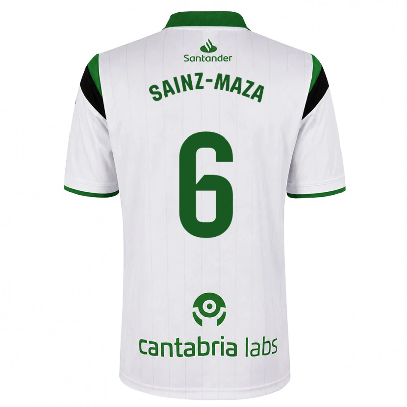 Danxen Heren Íñigo Sainz-Maza #6 Wit Groen Zwart Thuisshirt Thuistenue 2026/27 T-Shirt België