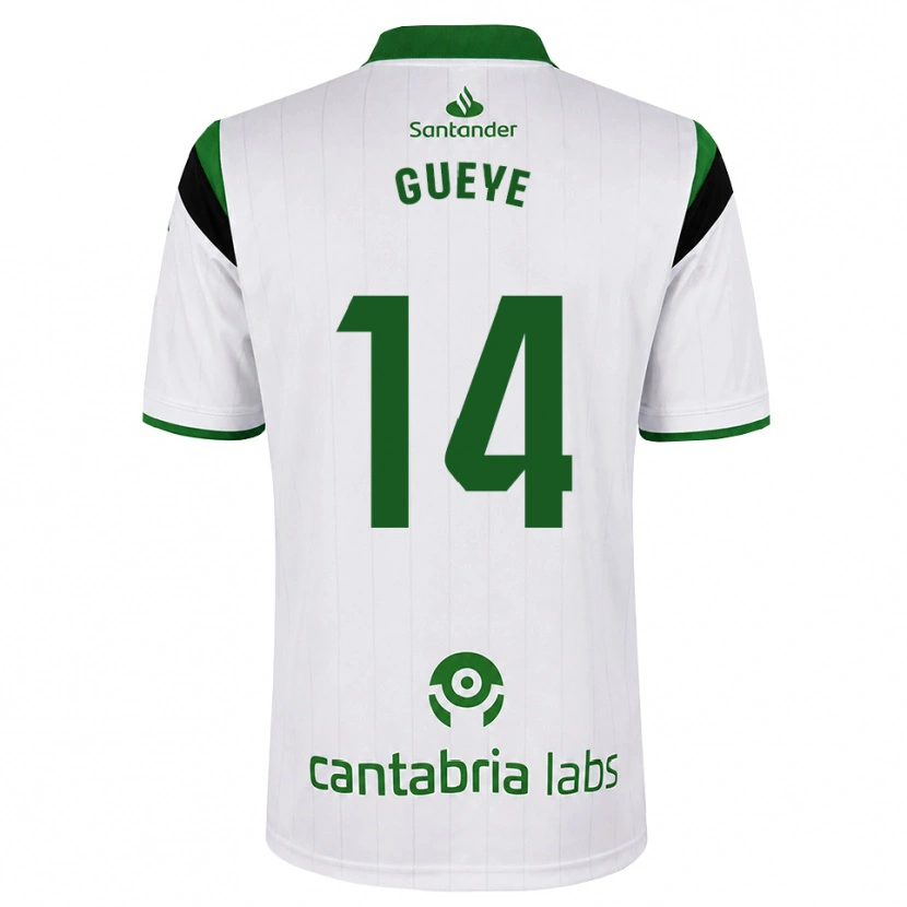 Danxen Heren Maguette Gueye #14 Wit Groen Zwart Thuisshirt Thuistenue 2026/27 T-Shirt België
