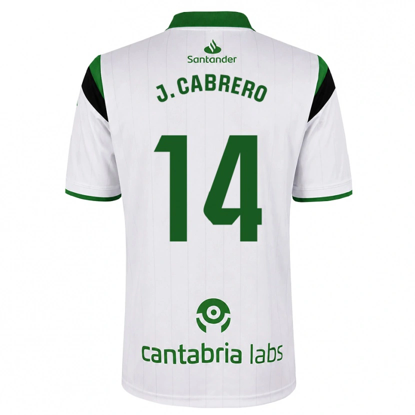 Danxen Heren Jimena Cabrero De La Llama #14 Wit Groen Zwart Thuisshirt Thuistenue 2026/27 T-Shirt België