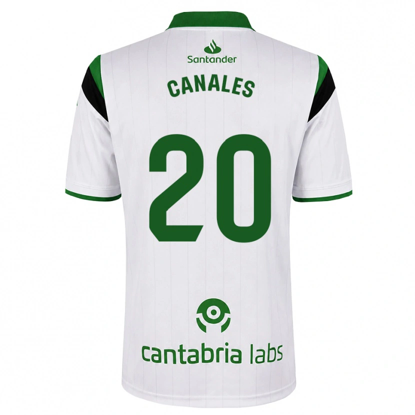 Danxen Heren Sergio Canales #20 Wit Groen Zwart Thuisshirt Thuistenue 2026/27 T-Shirt België