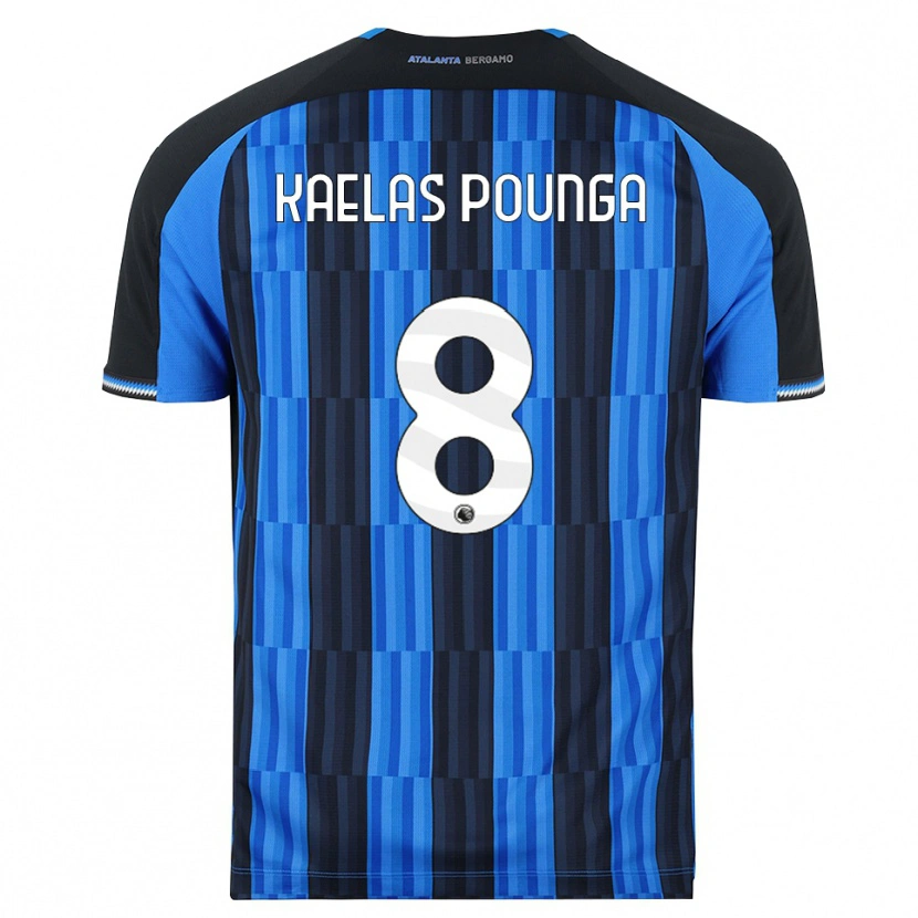 Danxen Heren Digne Kaelas Pounga #8 Blauw Zwart Rood Thuisshirt Thuistenue 2026/27 T-Shirt België