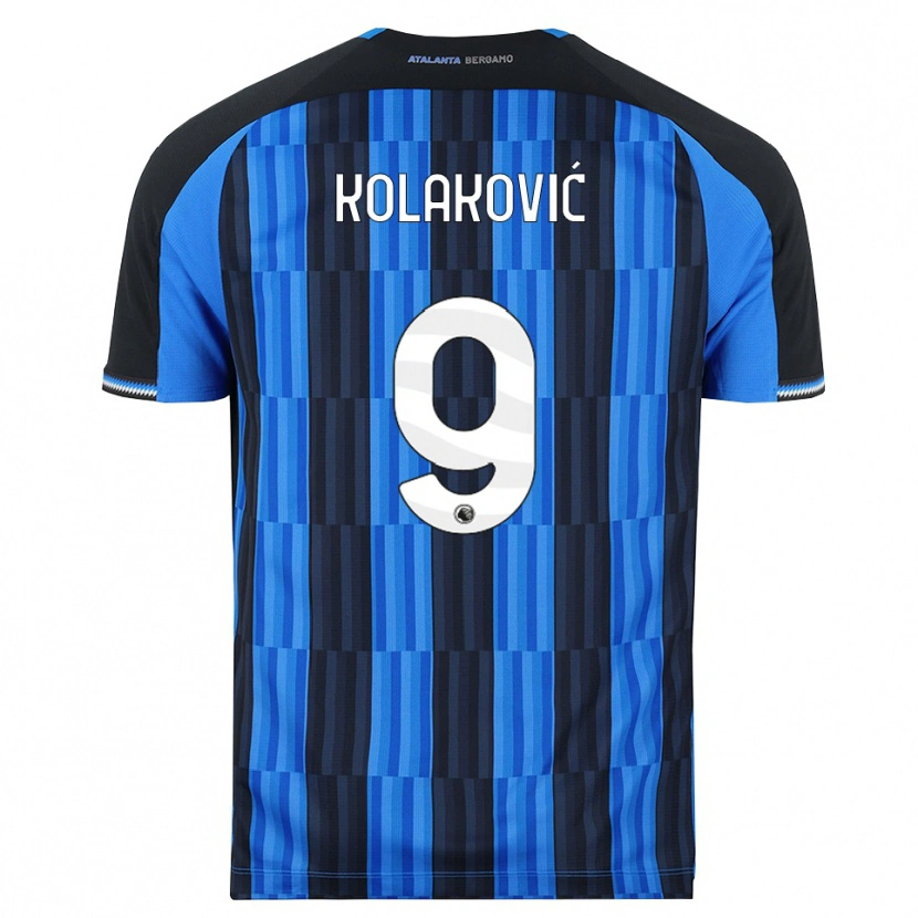 Danxen Heren Vinko Kolaković #9 Blauw Zwart Rood Thuisshirt Thuistenue 2026/27 T-Shirt België