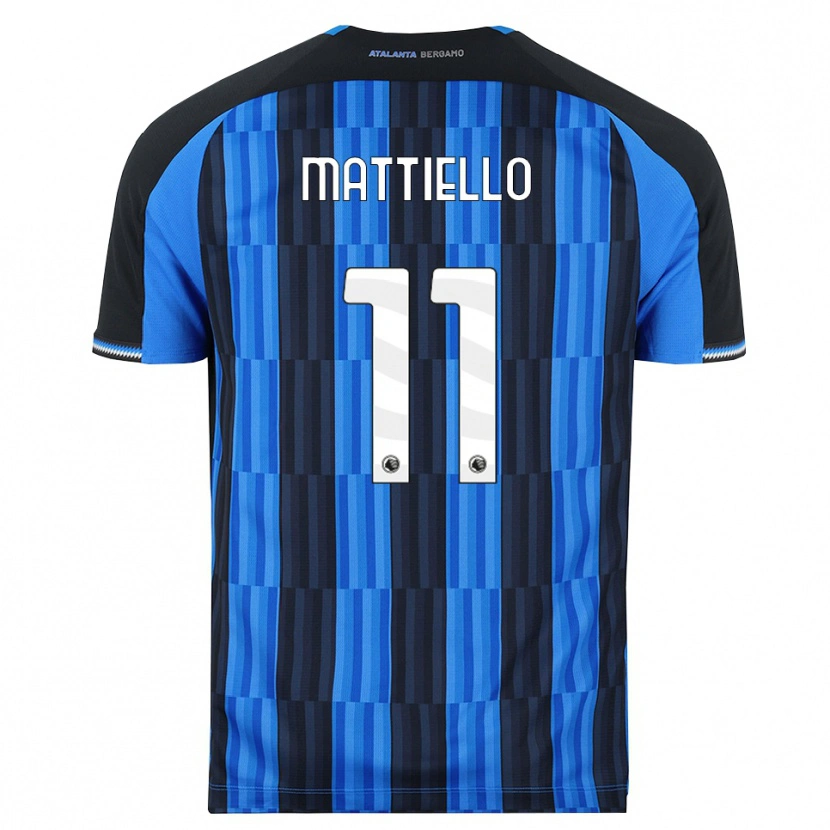 Danxen Heren Federico Mattiello #11 Blauw Zwart Rood Thuisshirt Thuistenue 2026/27 T-Shirt België
