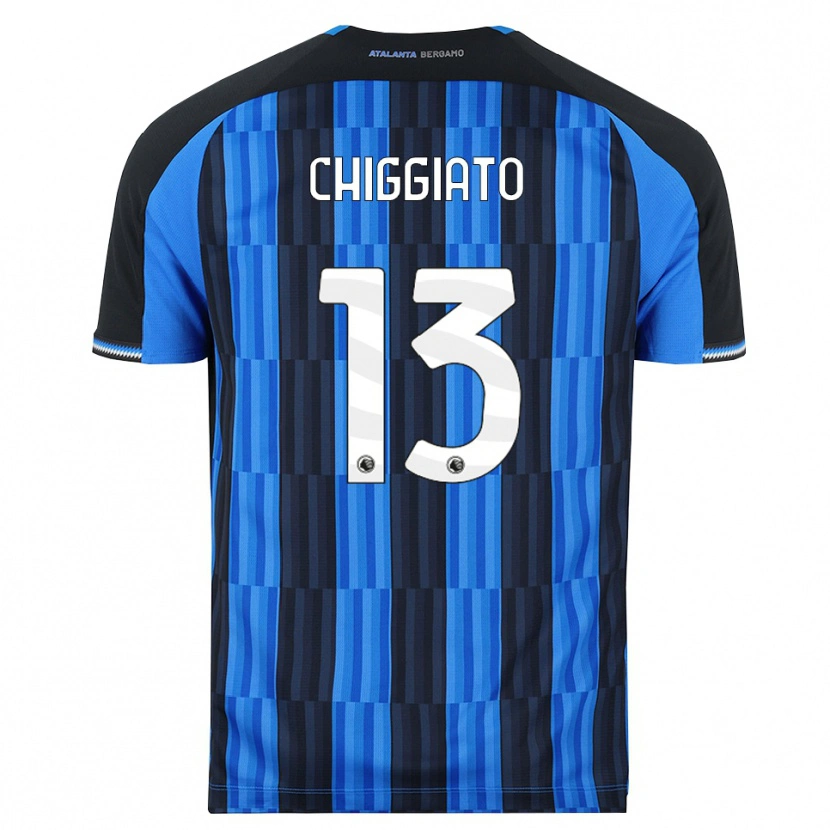 Danxen Heren Gabriele Chiggiato #13 Blauw Zwart Rood Thuisshirt Thuistenue 2026/27 T-Shirt België
