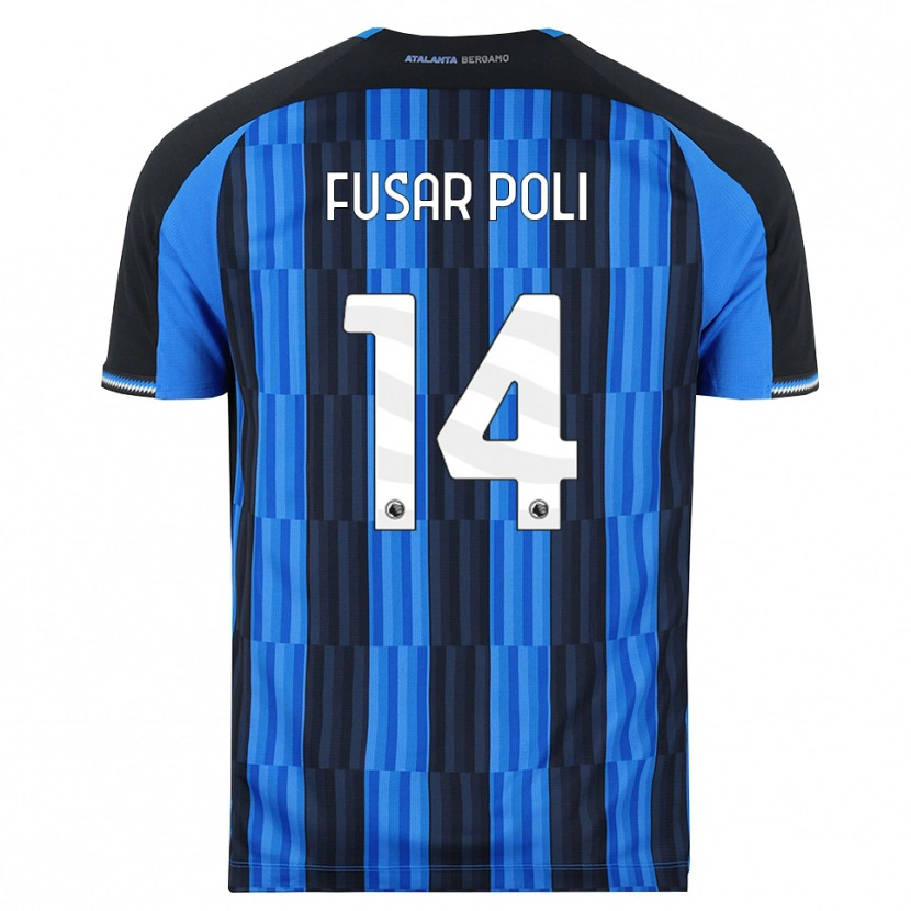 Danxen Heren Giulia Fusar Poli #14 Blauw Zwart Rood Thuisshirt Thuistenue 2026/27 T-Shirt België