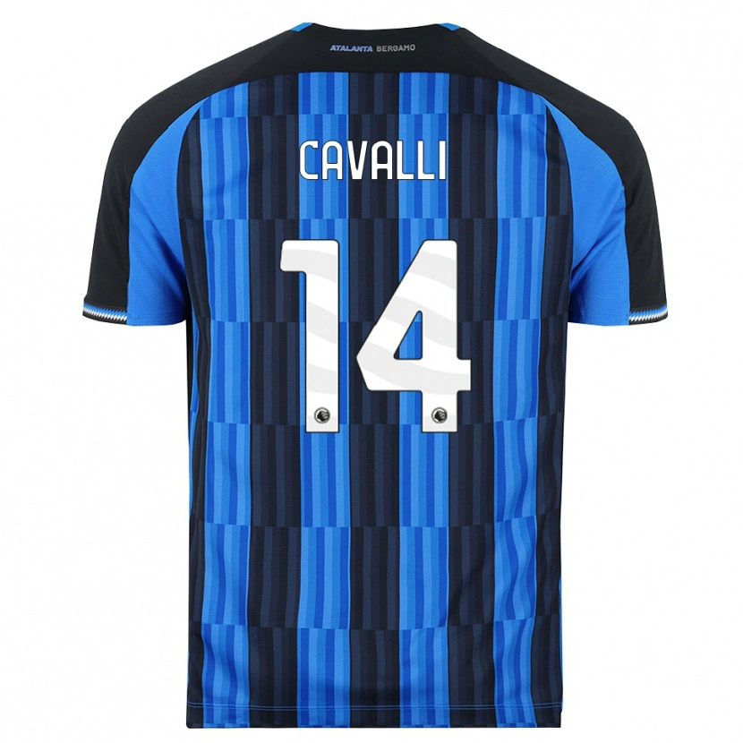 Danxen Heren Tommaso Cavalli #14 Blauw Zwart Rood Thuisshirt Thuistenue 2026/27 T-Shirt België