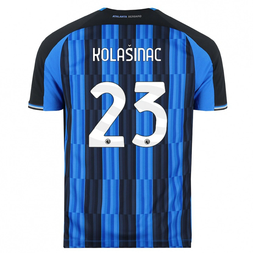 Danxen Heren Sead Kolasinac #23 Blauw Zwart Rood Thuisshirt Thuistenue 2026/27 T-Shirt België