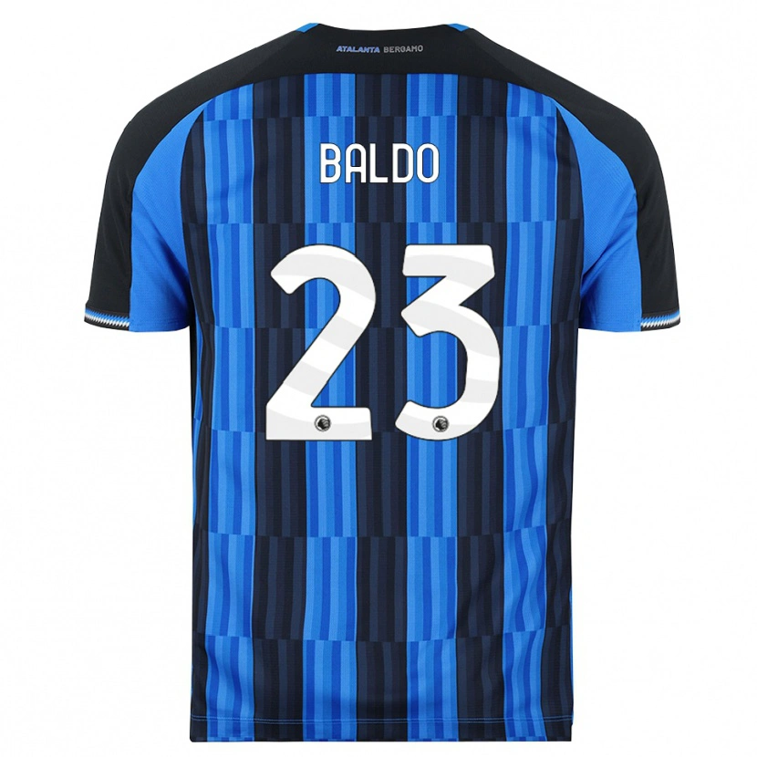 Danxen Heren Nicolò Baldo #23 Blauw Zwart Rood Thuisshirt Thuistenue 2026/27 T-Shirt België