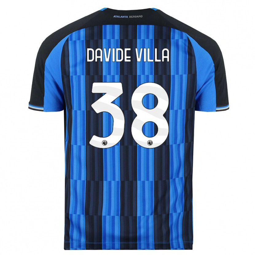 Danxen Heren Matteo Davide Villa #38 Blauw Zwart Rood Thuisshirt Thuistenue 2026/27 T-Shirt België