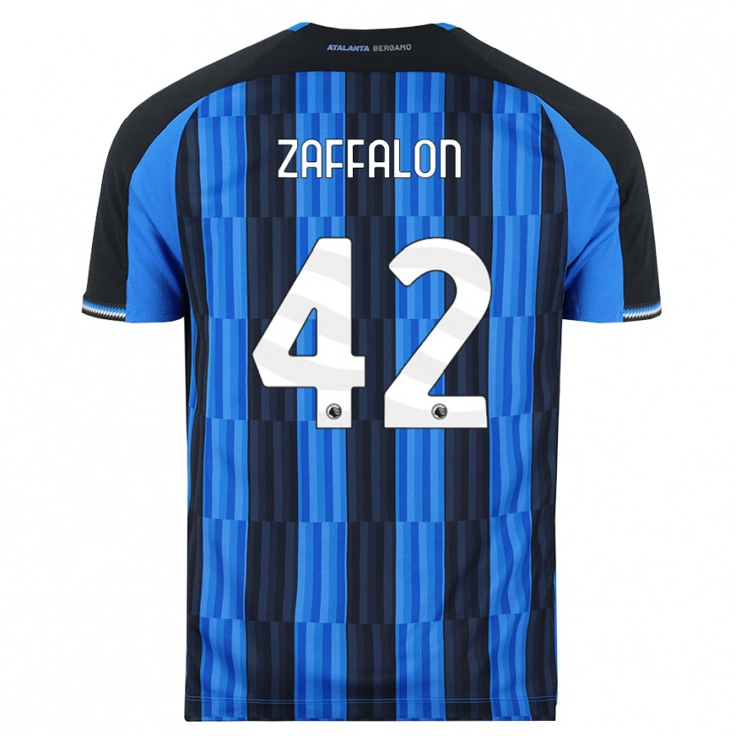 Danxen Heren Lorenzo Zaffalon #42 Blauw Zwart Rood Thuisshirt Thuistenue 2026/27 T-Shirt België