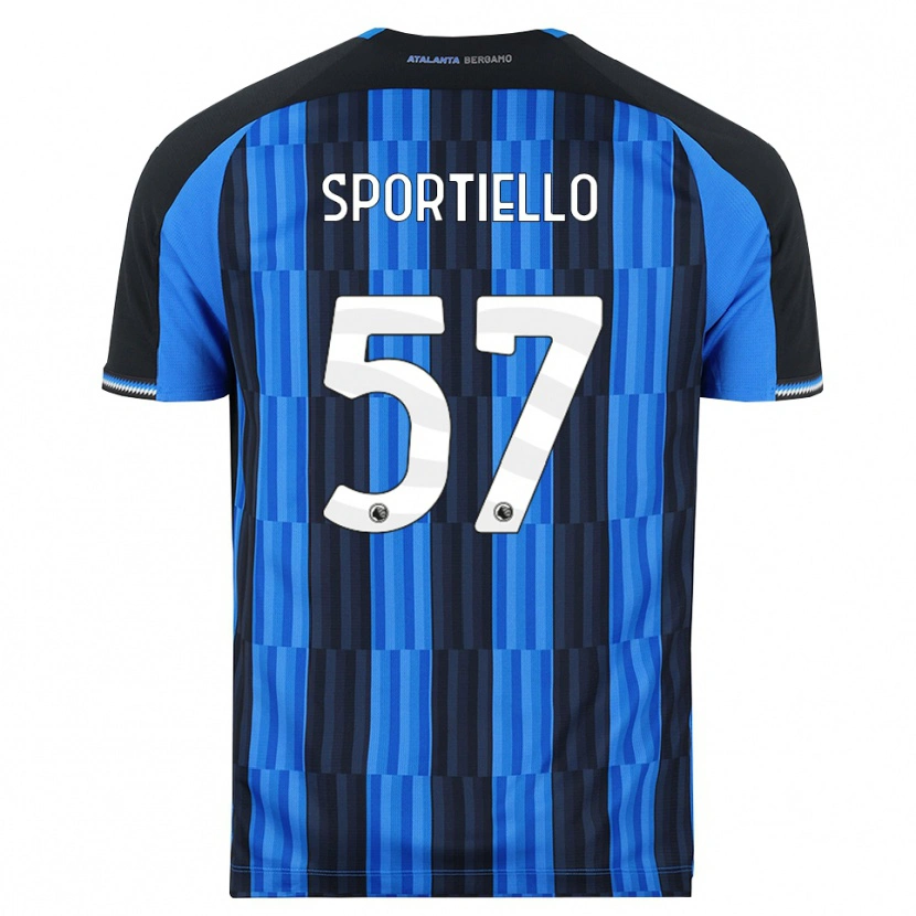 Danxen Heren Marco Sportiello #57 Blauw Zwart Rood Thuisshirt Thuistenue 2026/27 T-Shirt België
