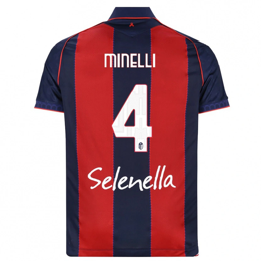 Danxen Heren Leo Minelli #4 Koninklijk Blauw Rood Wit Thuisshirt Thuistenue 2026/27 T-Shirt België