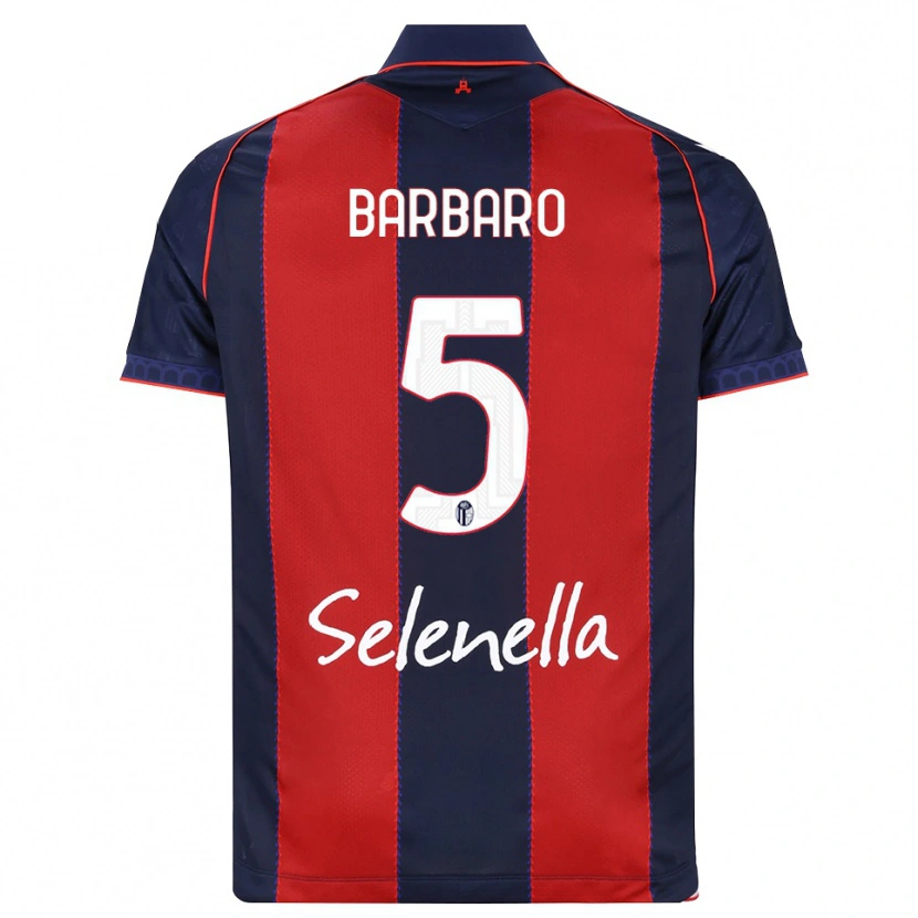 Danxen Heren Elia Barbaro #5 Koninklijk Blauw Rood Wit Thuisshirt Thuistenue 2026/27 T-Shirt België