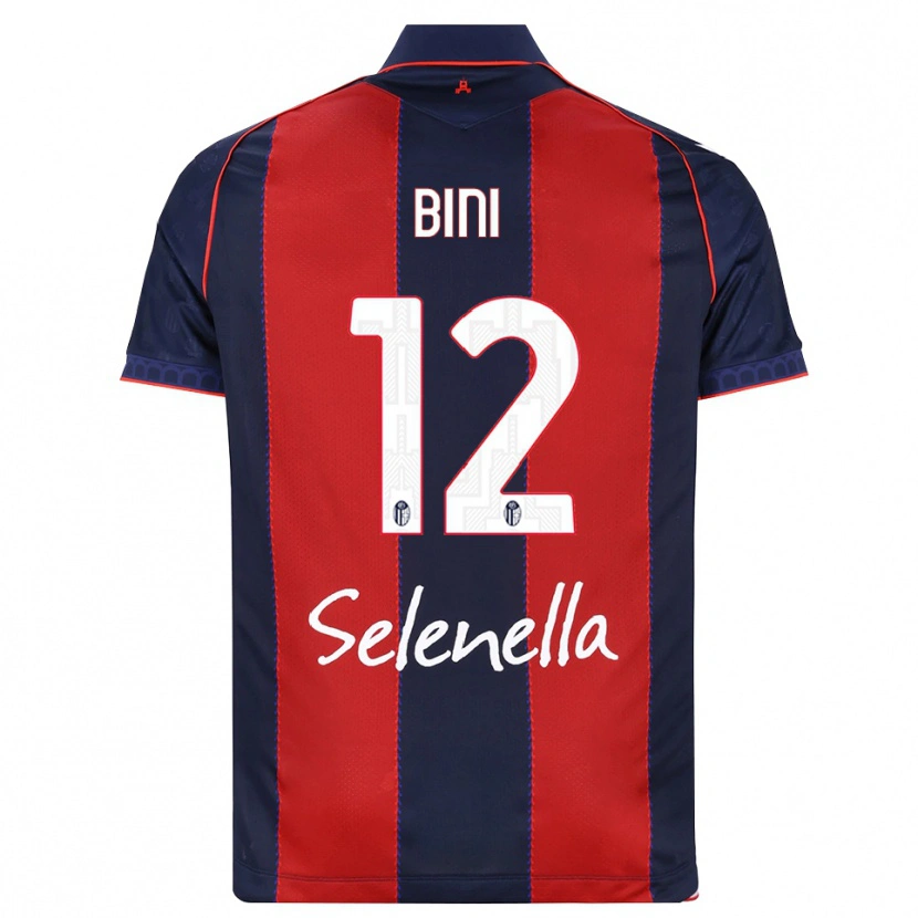 Danxen Heren Cesare Bini #12 Koninklijk Blauw Rood Wit Thuisshirt Thuistenue 2026/27 T-Shirt België