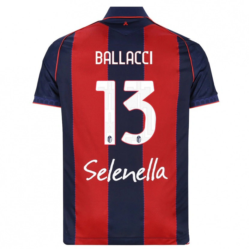 Danxen Heren Edoardo Ballacci #13 Koninklijk Blauw Rood Wit Thuisshirt Thuistenue 2026/27 T-Shirt België