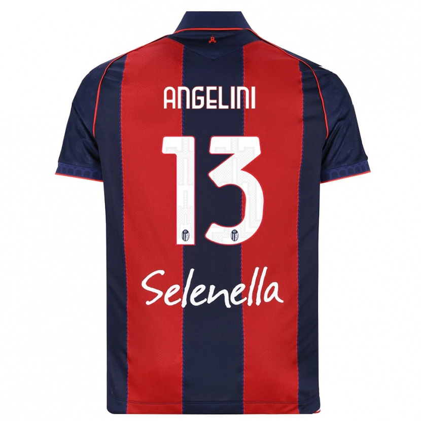 Danxen Heren Riccardo Angelini #13 Koninklijk Blauw Rood Wit Thuisshirt Thuistenue 2026/27 T-Shirt België