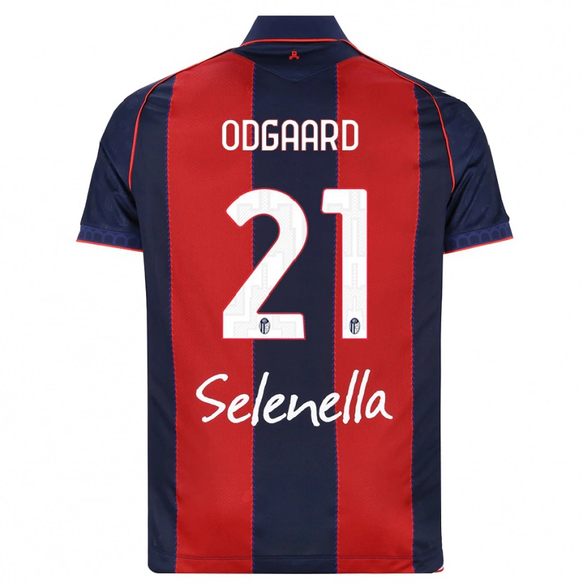Danxen Heren Jens Odgaard #21 Koninklijk Blauw Rood Wit Thuisshirt Thuistenue 2026/27 T-Shirt België
