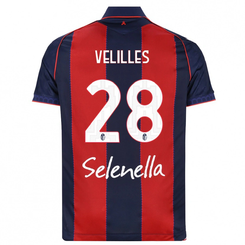 Danxen Heren Aarón Velilles #28 Koninklijk Blauw Rood Wit Thuisshirt Thuistenue 2026/27 T-Shirt België