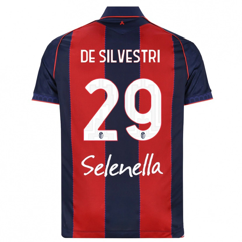 Danxen Heren Lorenzo De Silvestri #29 Koninklijk Blauw Rood Wit Thuisshirt Thuistenue 2026/27 T-Shirt België