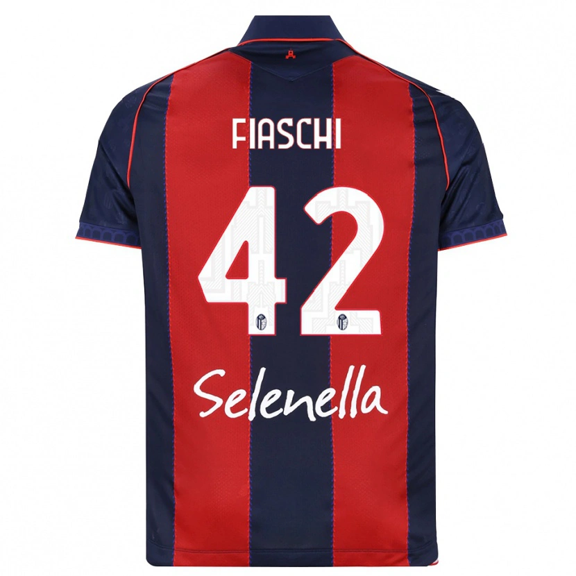 Danxen Heren Marco Fiaschi #42 Koninklijk Blauw Rood Wit Thuisshirt Thuistenue 2026/27 T-Shirt België