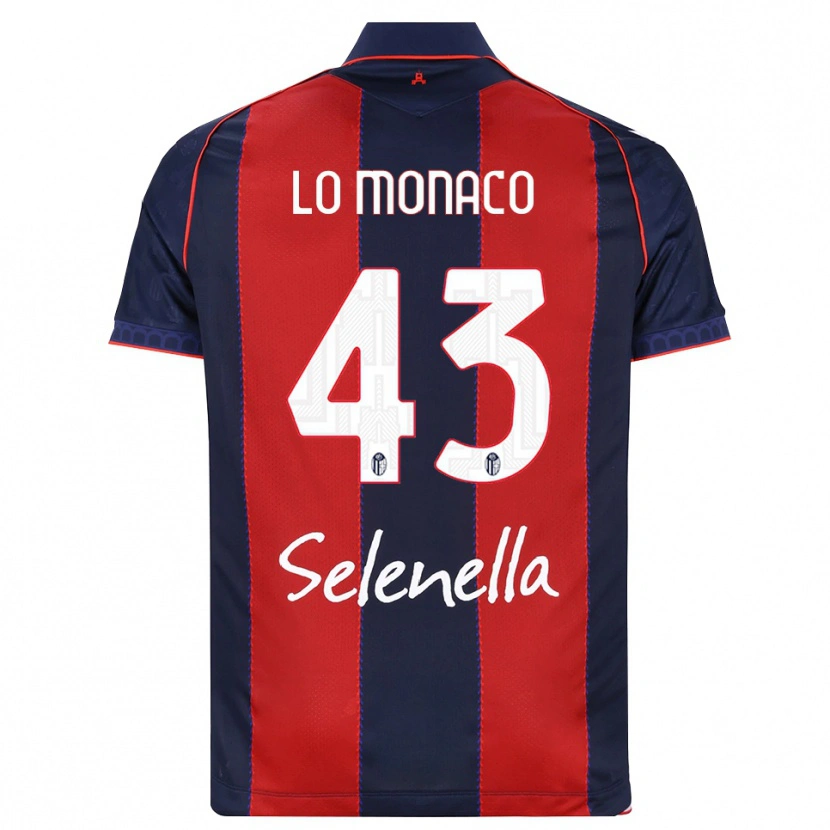 Danxen Heren Luca Lo Monaco #43 Koninklijk Blauw Rood Wit Thuisshirt Thuistenue 2026/27 T-Shirt België