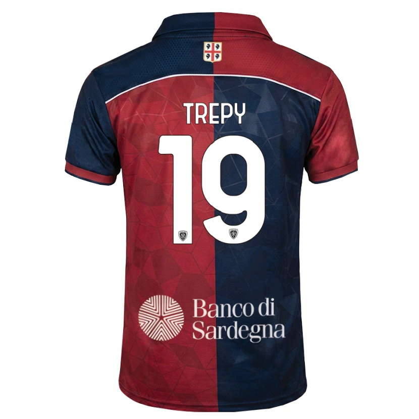 Danxen Heren Yael Trepy #19 Bordeauxrood Koninklijk Blauw Thuisshirt Thuistenue 2026/27 T-Shirt België