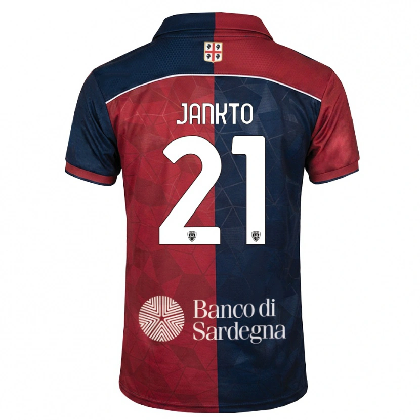 Danxen Heren Jakub Jankto #21 Bordeauxrood Koninklijk Blauw Thuisshirt Thuistenue 2026/27 T-Shirt België