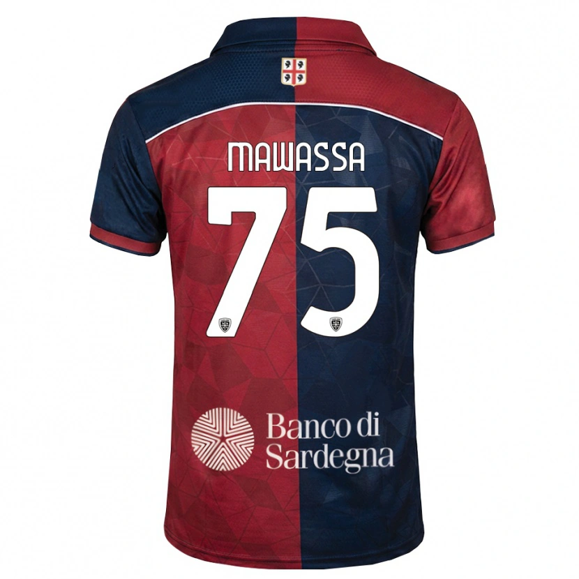 Danxen Heren Enoch Mawassa #75 Bordeauxrood Koninklijk Blauw Thuisshirt Thuistenue 2026/27 T-Shirt België